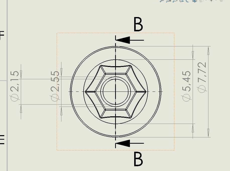 3D Screw Metal Screw 4x20 Original Sizes Ready for 3D Print 3D print model_10
