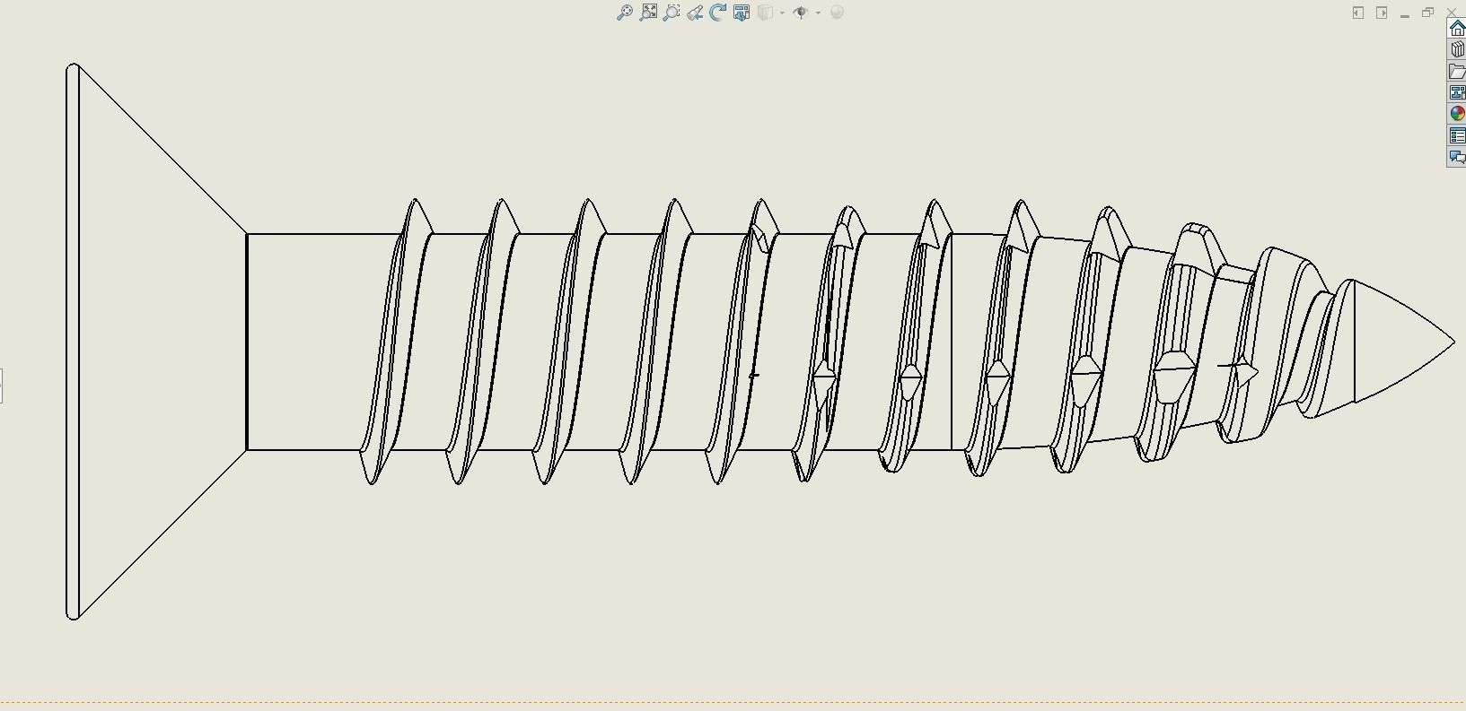 3D Screw Metal Screw 4x20 Original Sizes Ready for 3D Print 3D print model_15