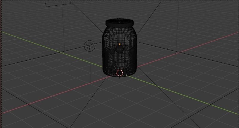 Bottle Magic Low-poly 3D model_1