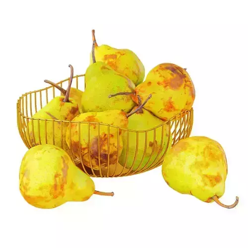 Pears in a Decorative Vase