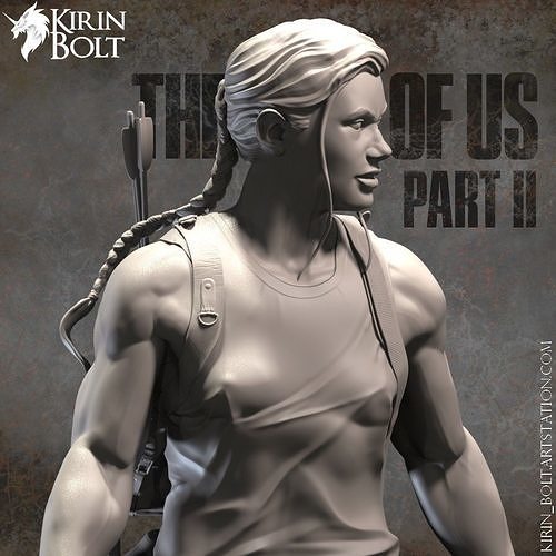 TLOU2 - Abigail - Abby - Anderson -  225mm scale Free 3D print model