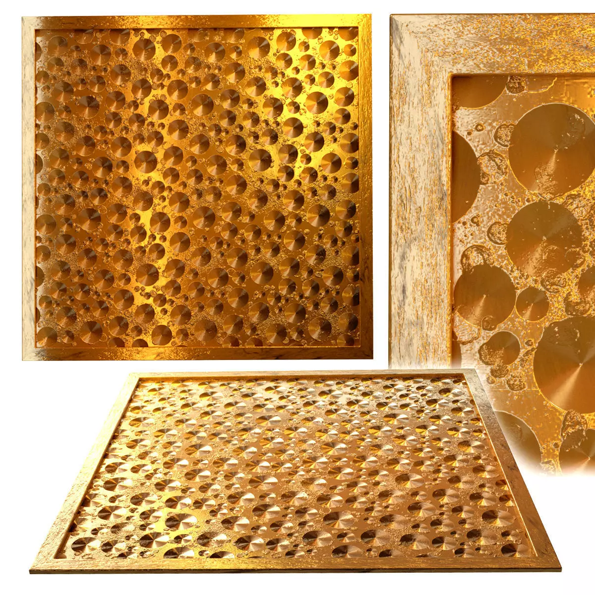 decorative panel v1 Low-poly 3D model_0