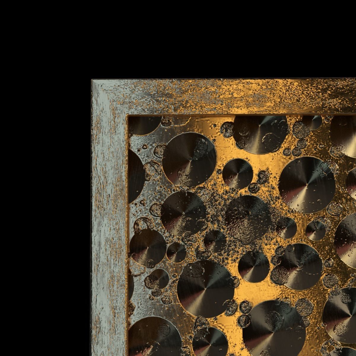 decorative panel v1 Low-poly 3D model_4