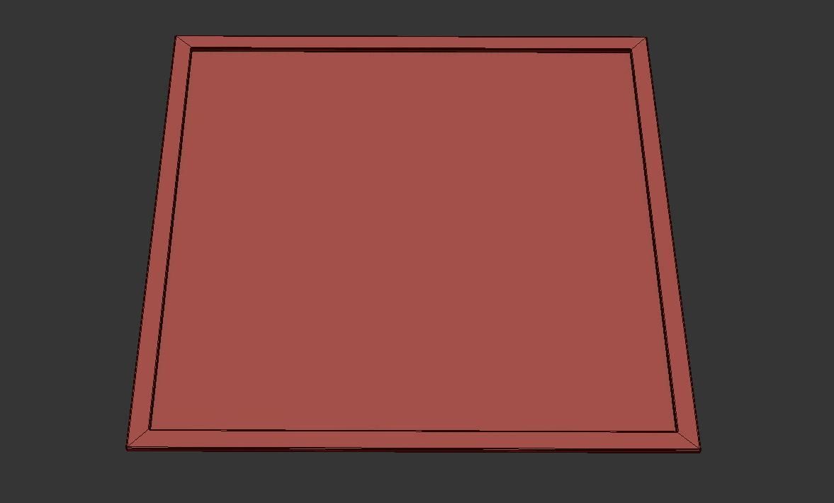 decorative panel v1 Low-poly 3D model_1