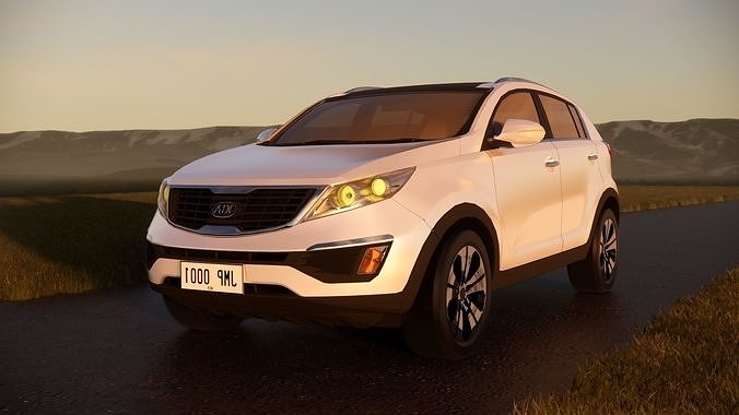 Kia SUV car 3D model