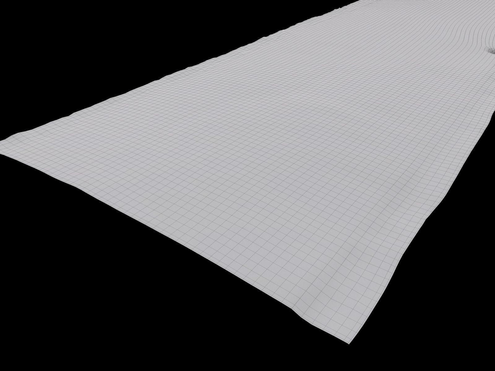 Asphalt Road 3D Scan Low-poly 3D model_10