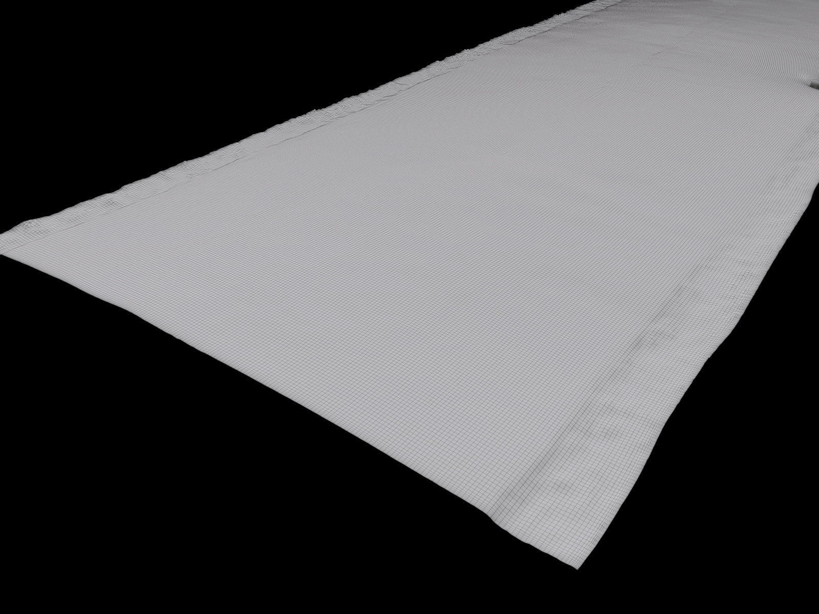 Asphalt Road 3D Scan Low-poly 3D model_12