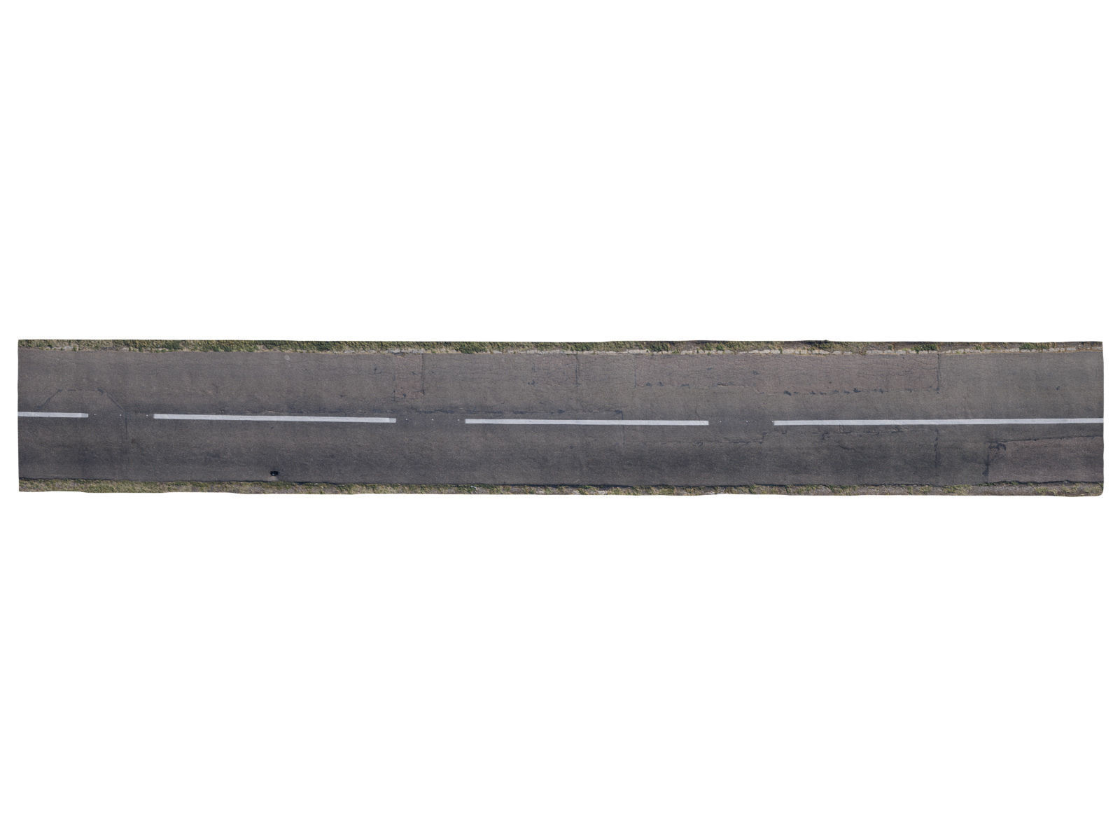 Asphalt Road 3D Scan Low-poly 3D model_4