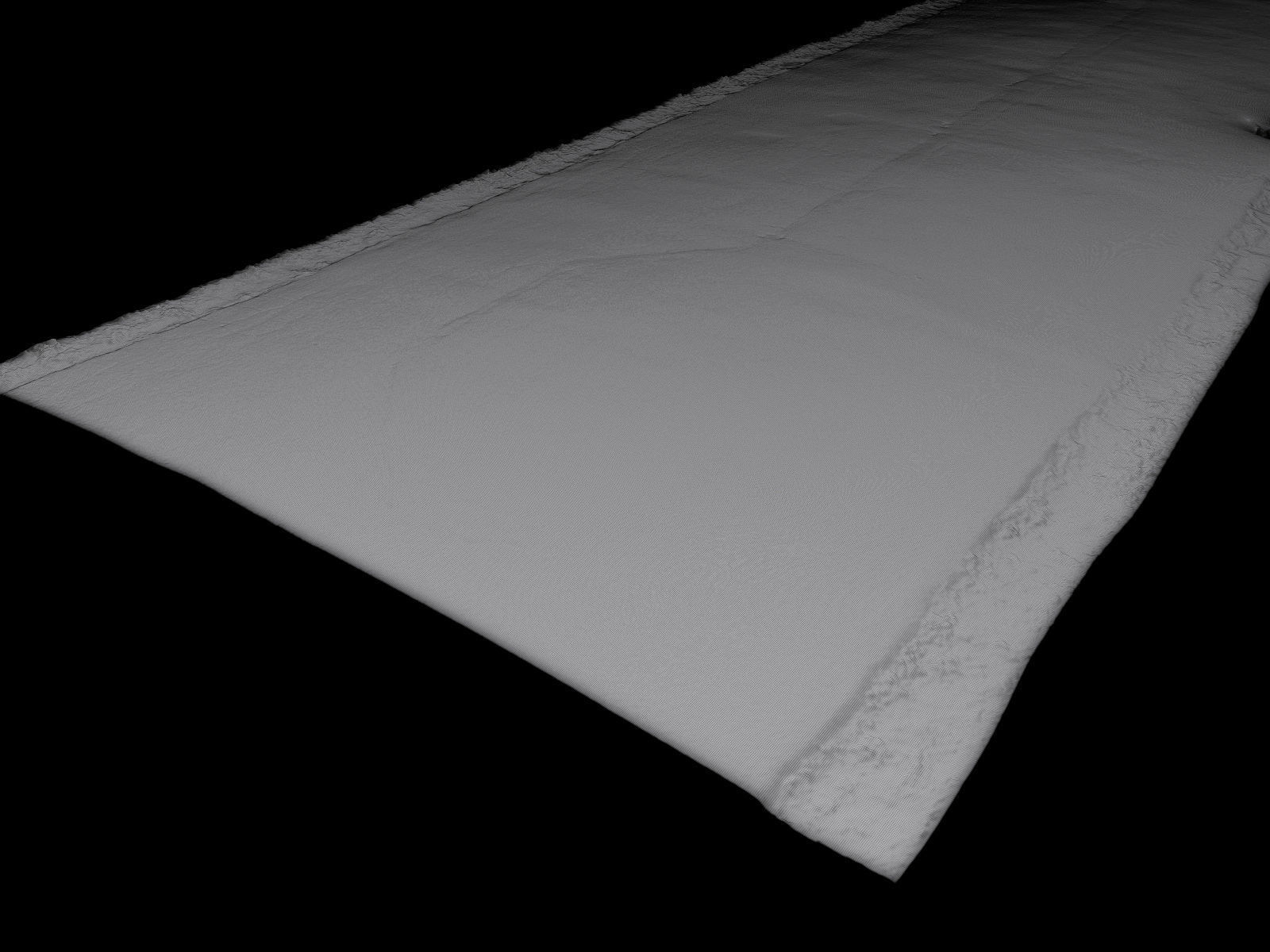 Asphalt Road 3D Scan Low-poly 3D model_14