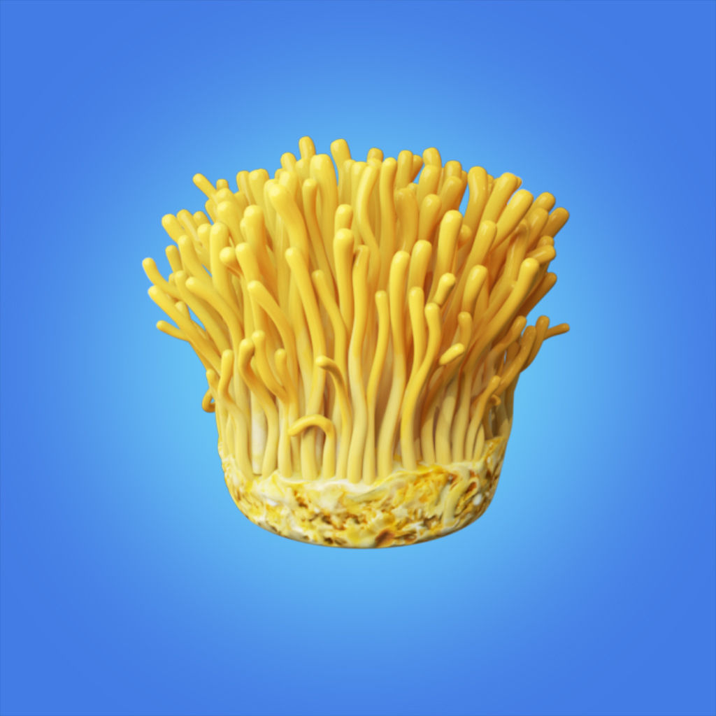 Mycelium Cordyceps 3d model hight quality 3D model_4