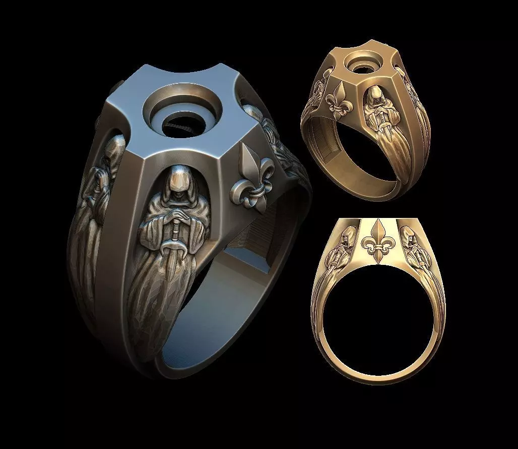 Tamplier ring 3D print model_0