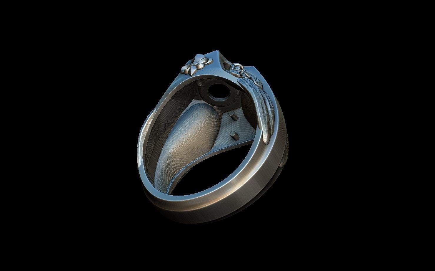 Tamplier ring 3D print model_4