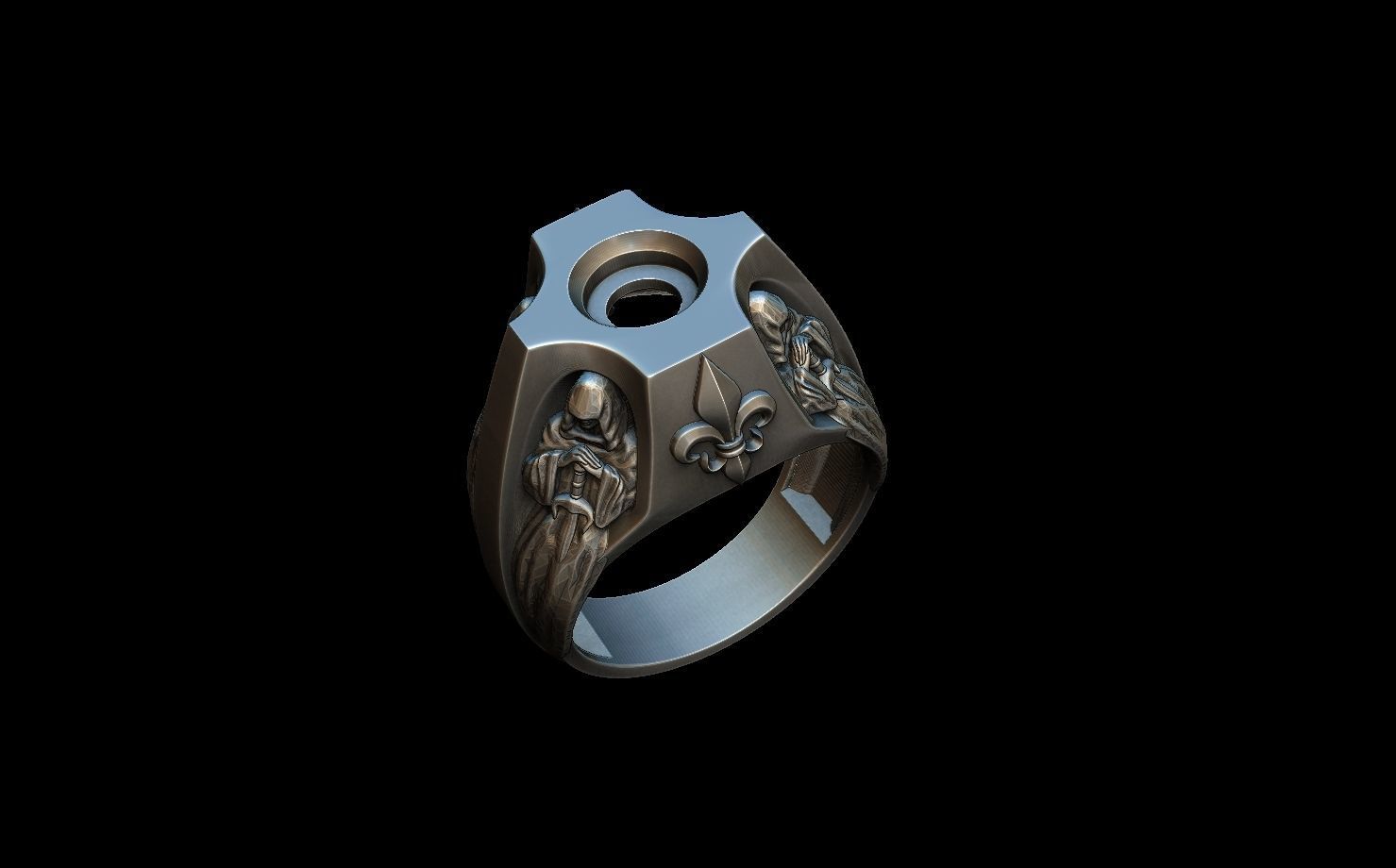 Tamplier ring 3D print model_3