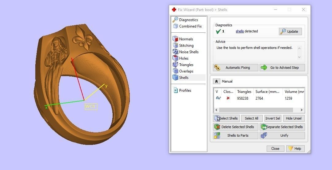 Tamplier ring 3D print model_9