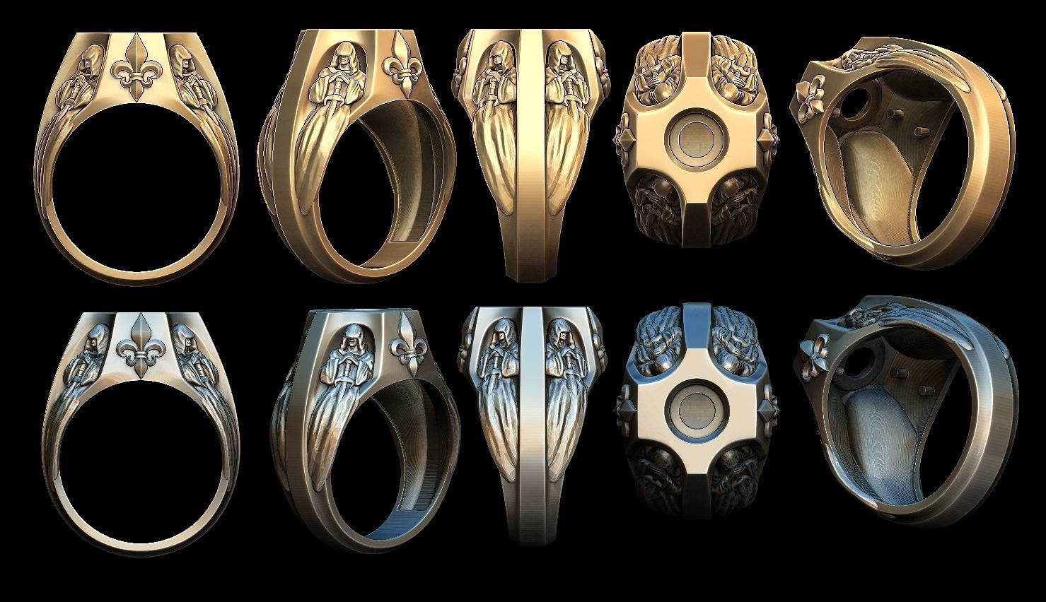 Tamplier ring 3D print model_2