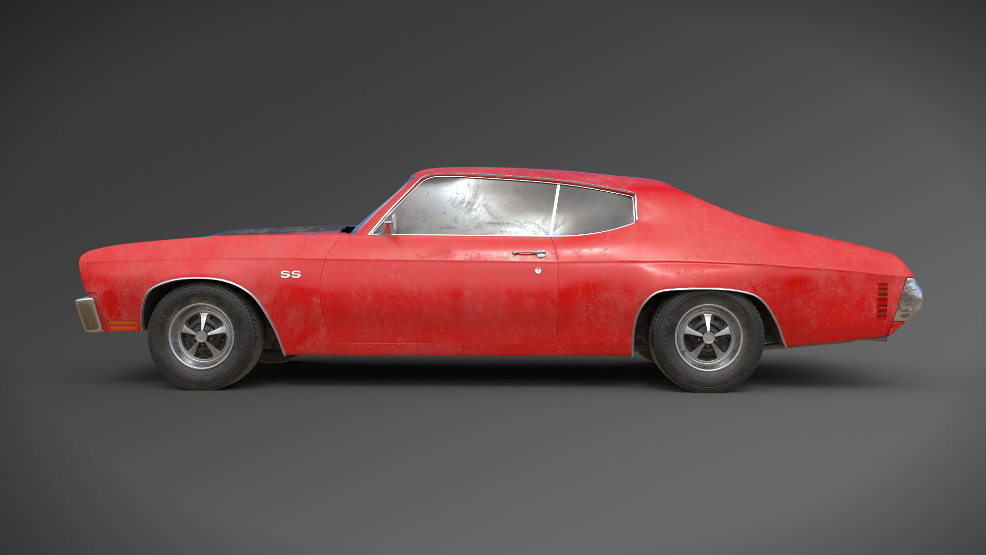 Chevrolet Chevelle SS 1970 3D model_3