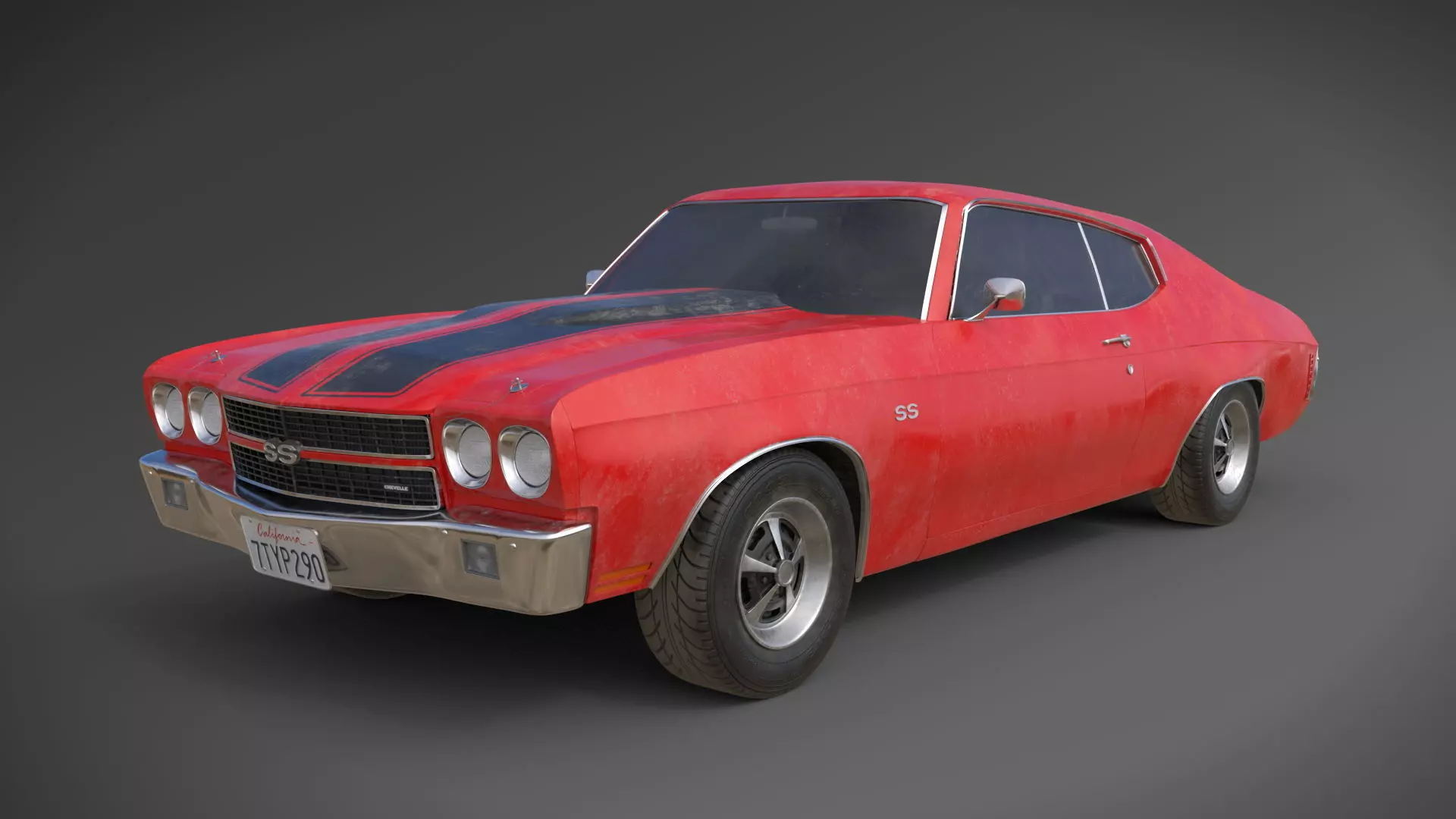 Chevrolet Chevelle SS 1970 3D model_0