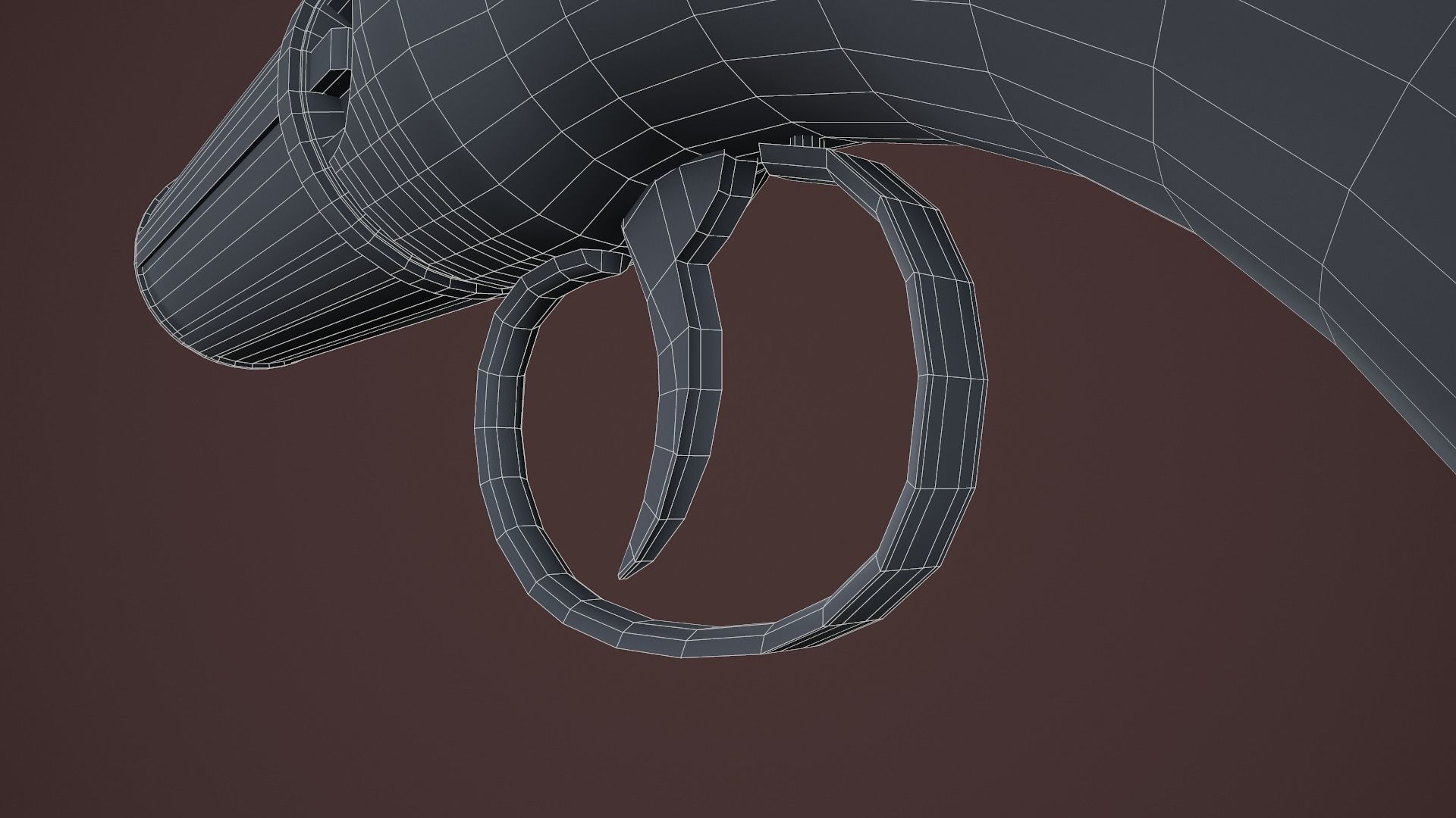 Allens and Turber Pepperbox Revolver Low-poly 3D model_18