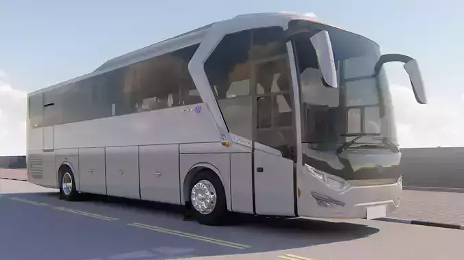 Indonesian bus Laksana All new Legacy SR1