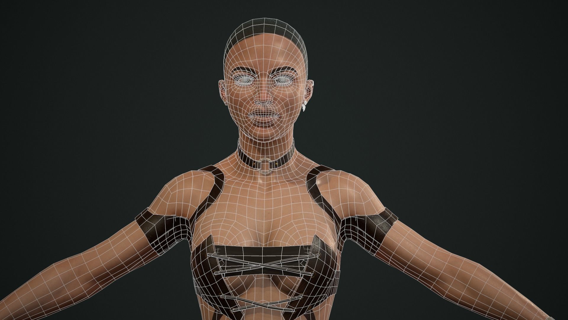 Thief-Girl- Game Ready Low-poly 3D model girl Low-poly 3D model_13