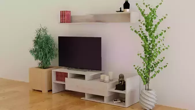 AlphaB2B STANDARTTVSONOMA Tv Unit Free low-poly 3D model