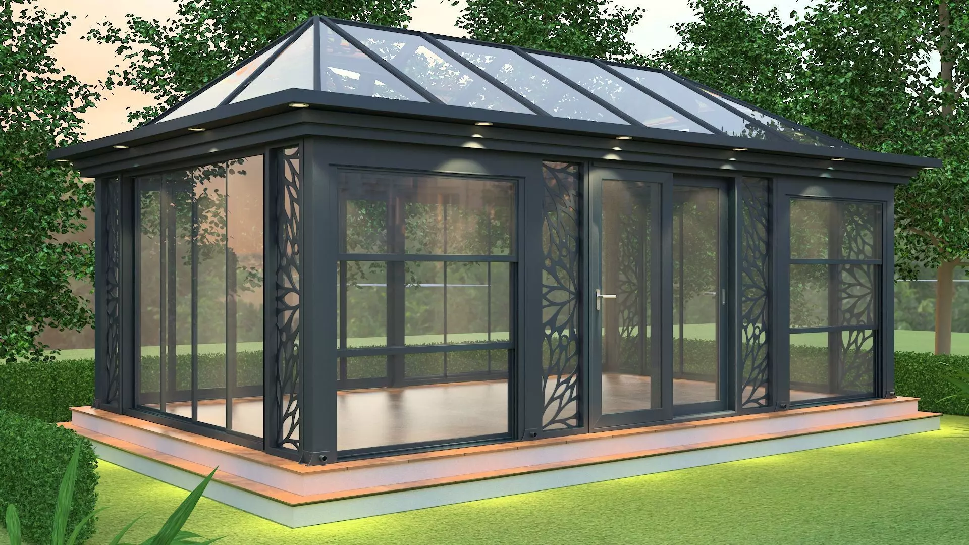 greenhouse conservatory 3D model_0