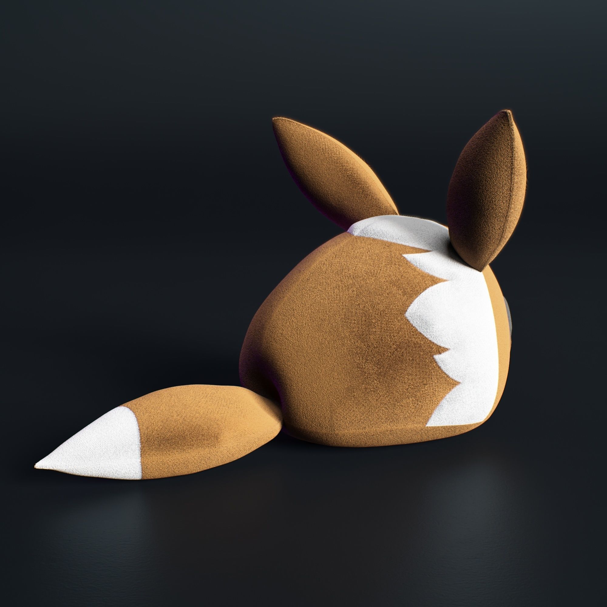 eevee pokemon kids 3D model_4