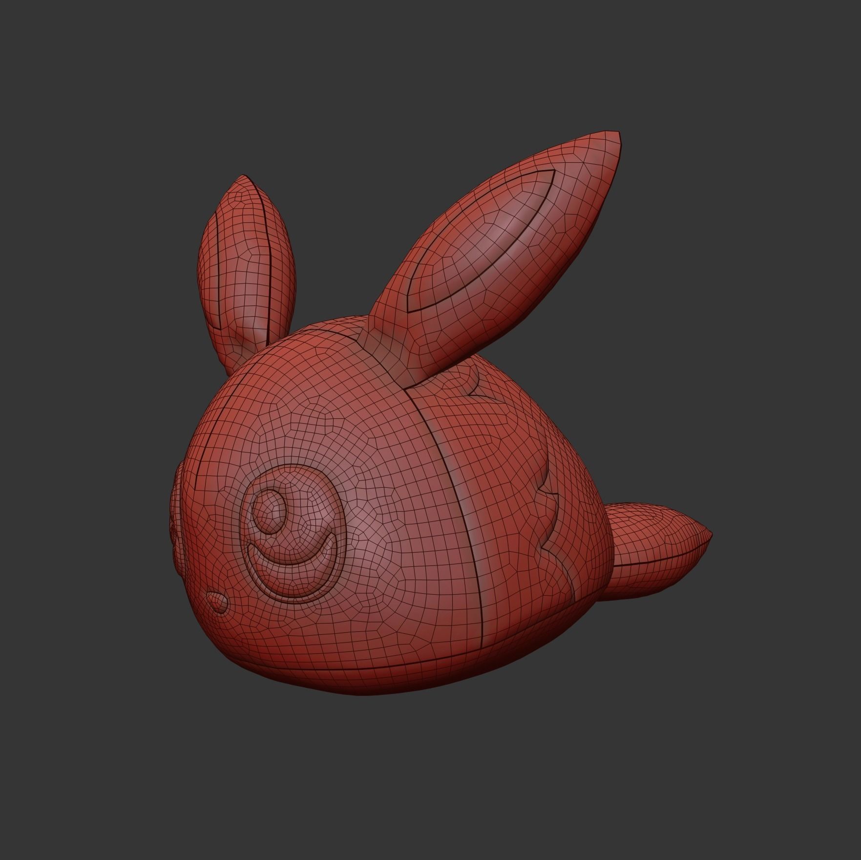 eevee pokemon kids 3D model_9