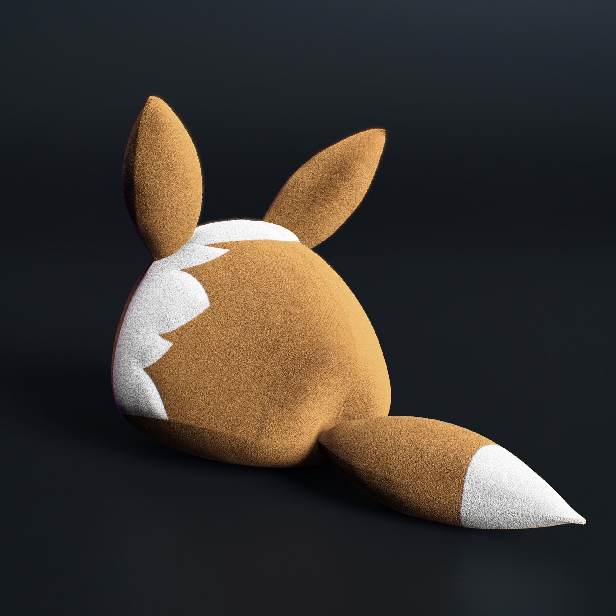 eevee pokemon kids 3D model_6