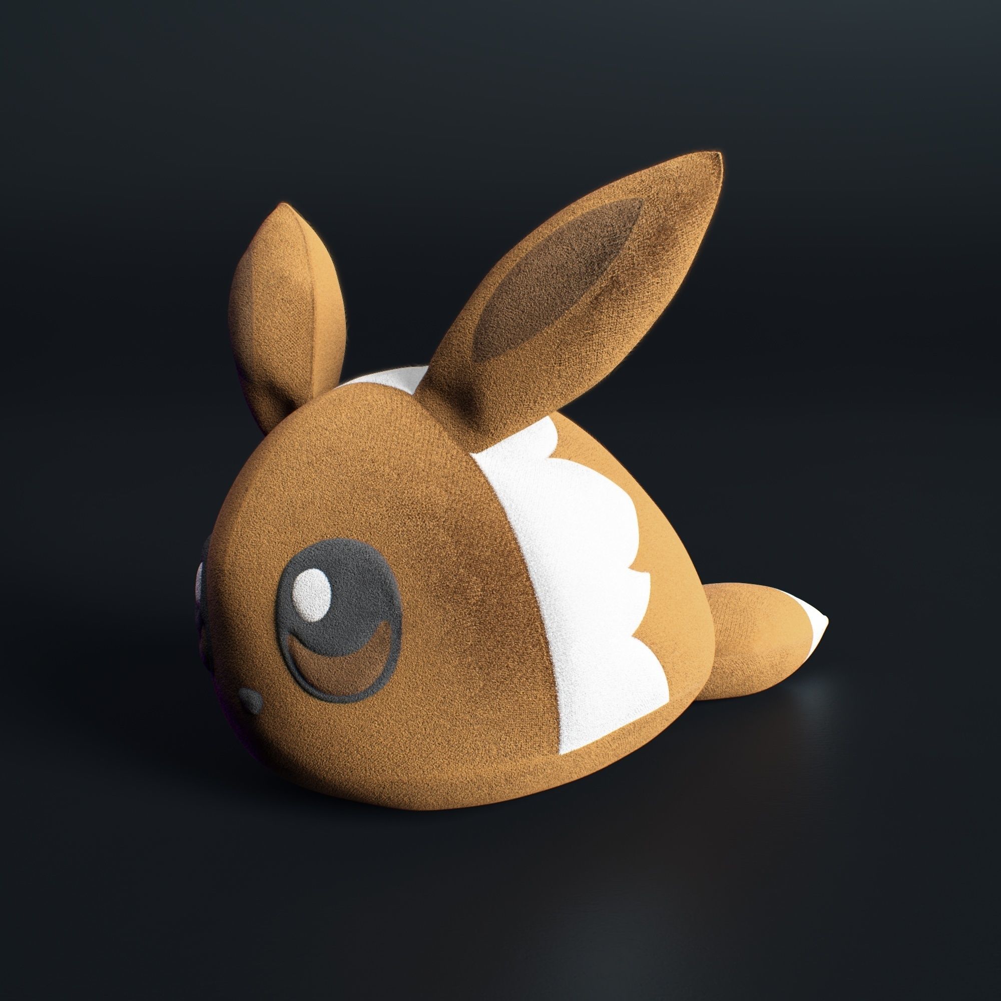eevee pokemon kids 3D model_8
