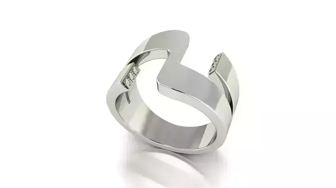 PLATINUM DIAMOND RING BANDS 002