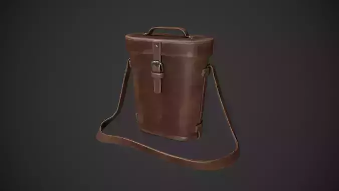 Vintage Leather Binocular Bag