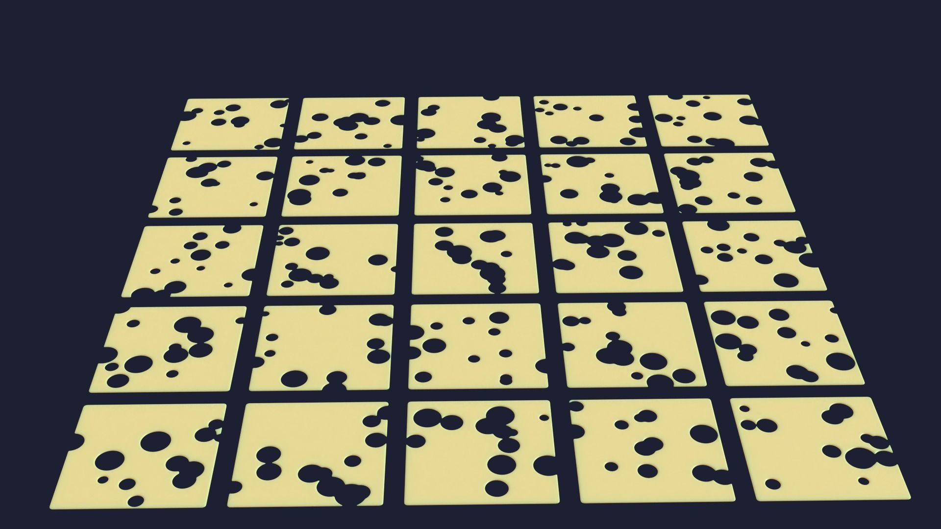 Swiss Cheese Asset Pack 3D model_1