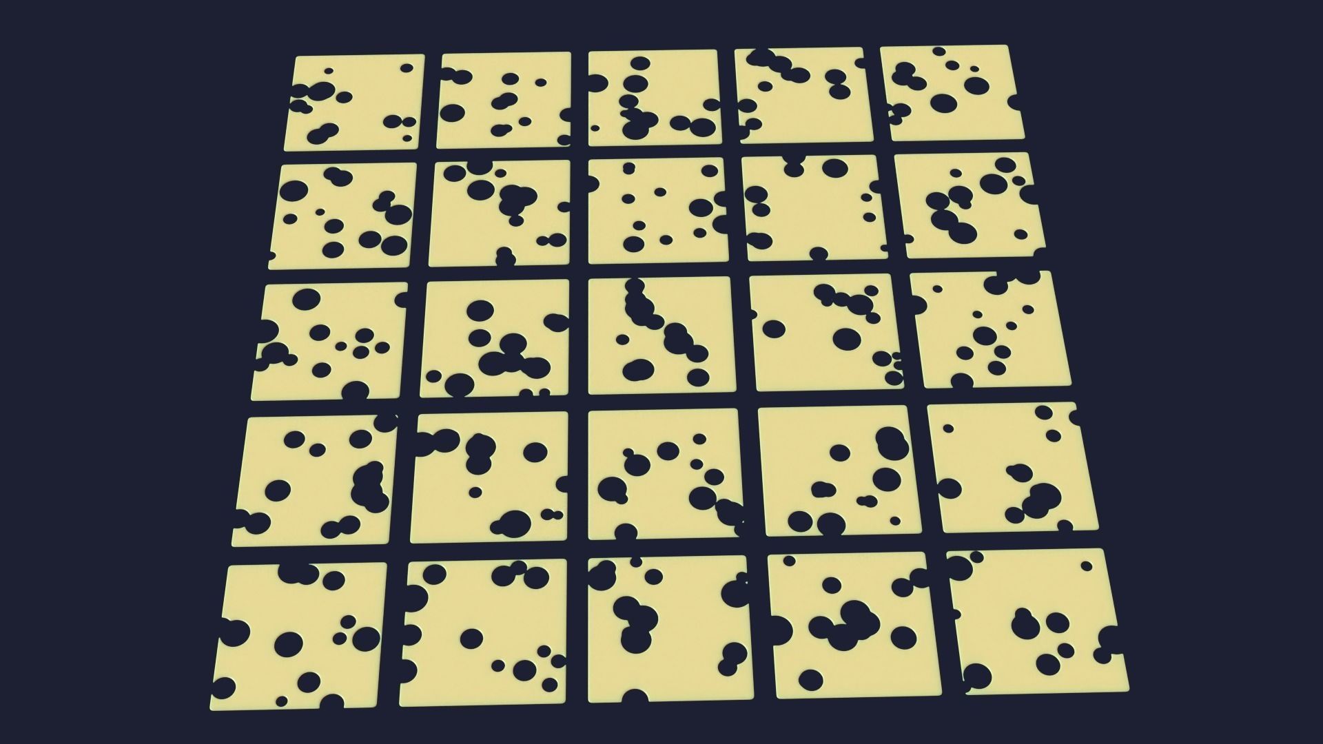 Swiss Cheese Asset Pack 3D model_7