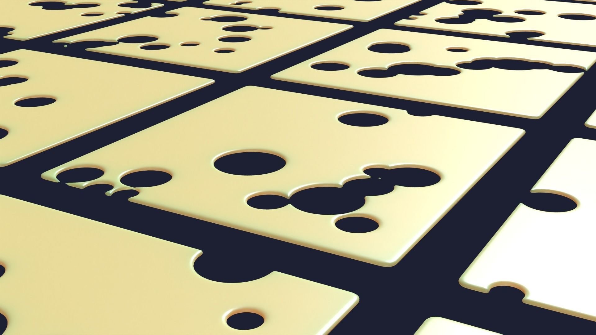 Swiss Cheese Asset Pack 3D model_5