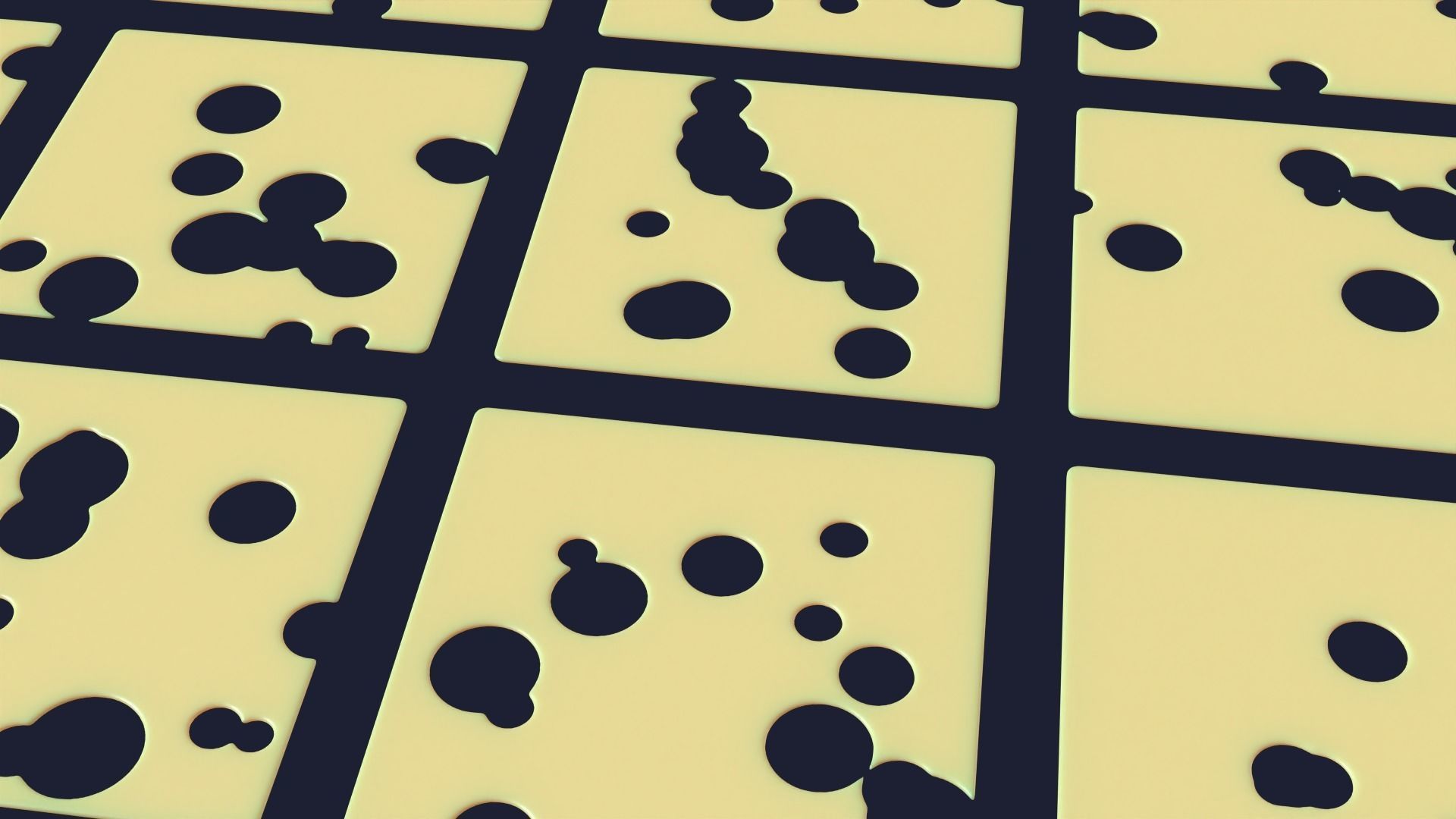 Swiss Cheese Asset Pack 3D model_6