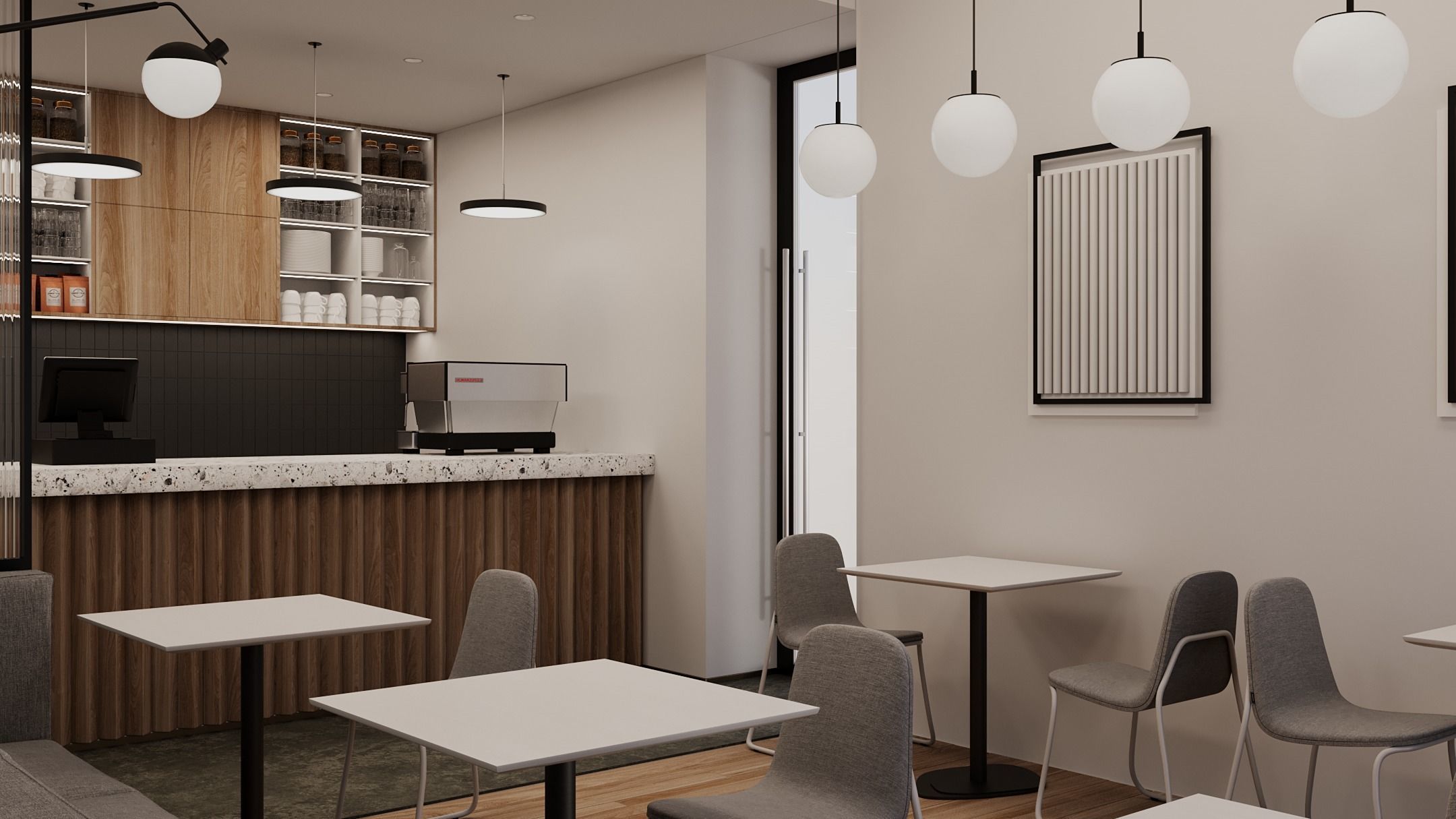 Cafe Interior NM 1 3D model_26