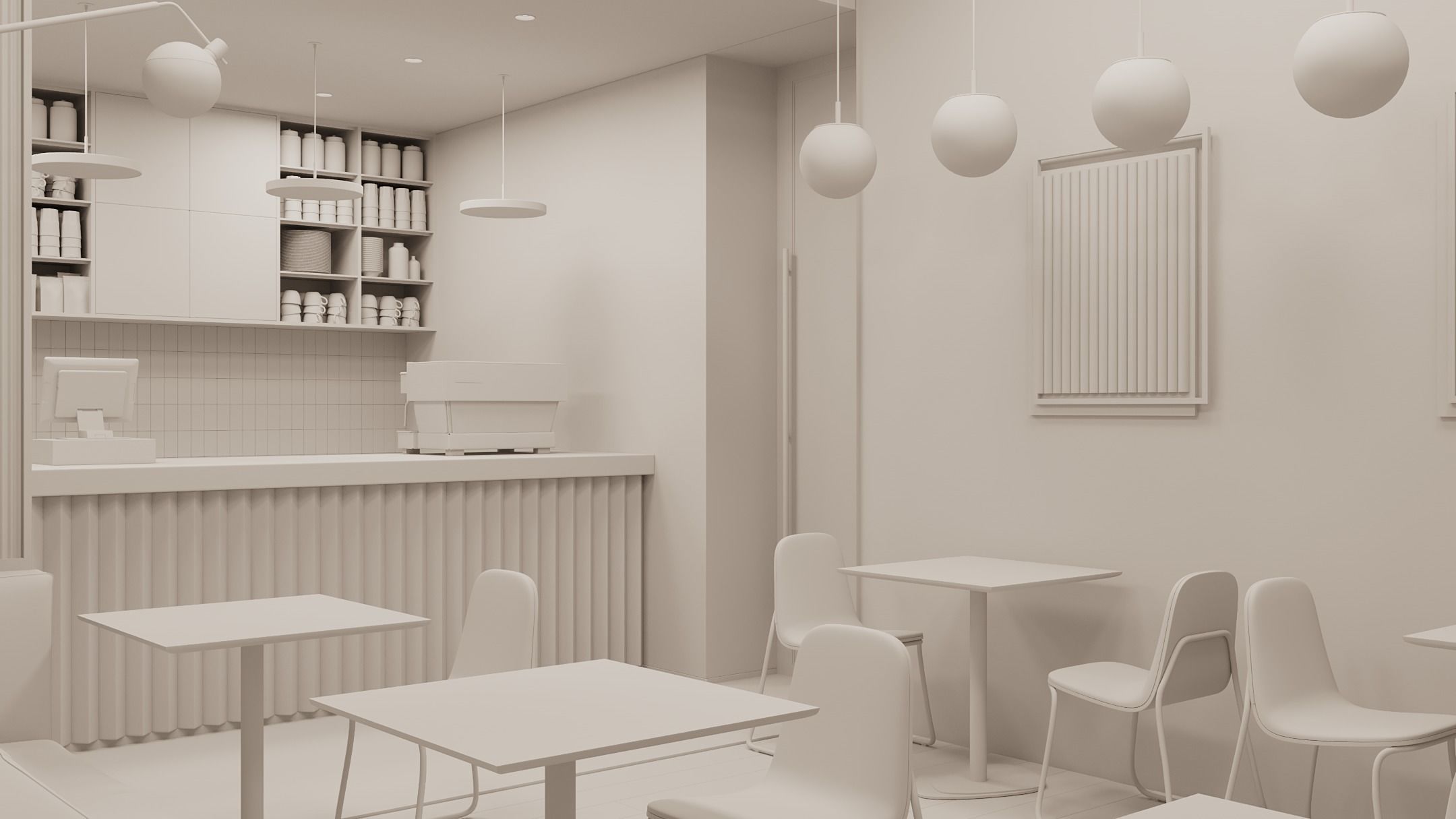 Cafe Interior NM 1 3D model_27