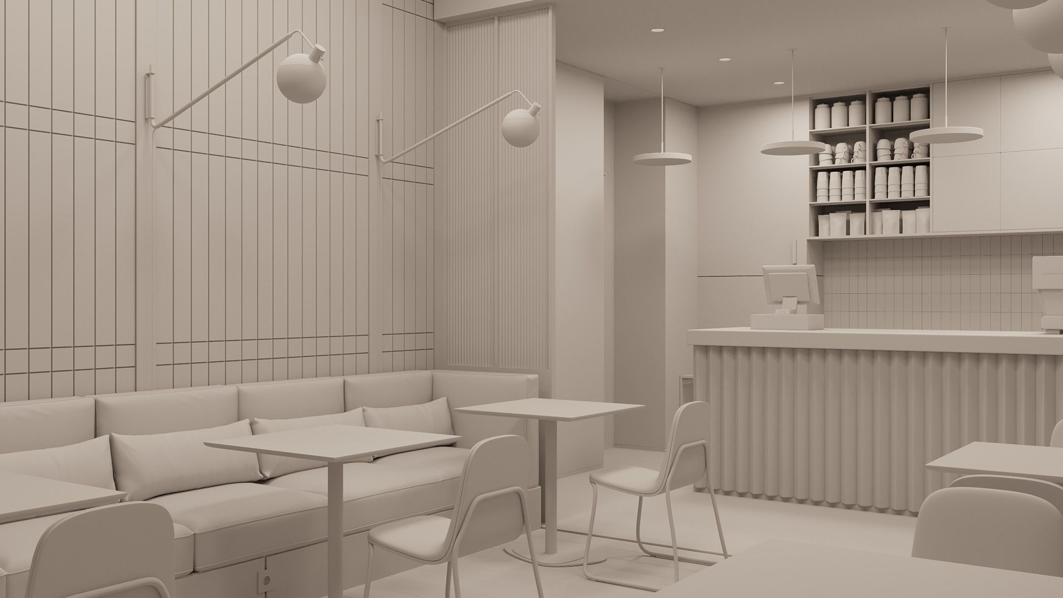 Cafe Interior NM 1 3D model_22