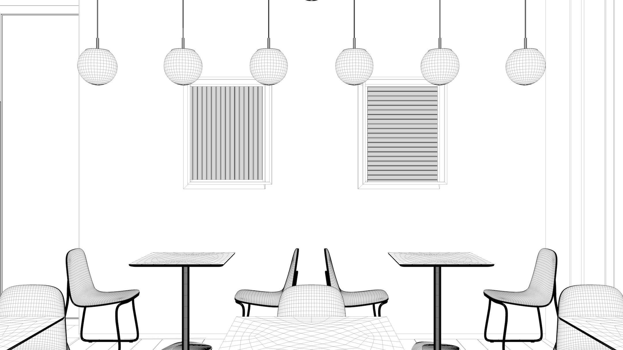 Cafe Interior NM 1 3D model_15