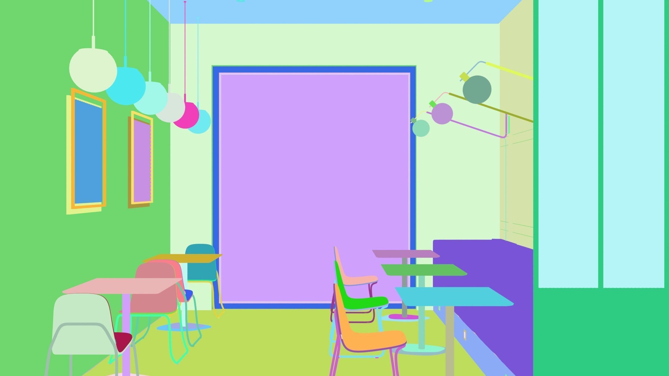 Cafe Interior NM 1 3D model_18