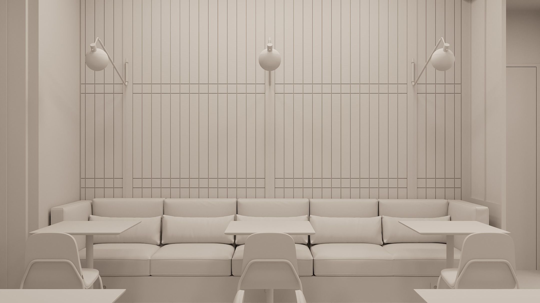 Cafe Interior NM 1 3D model_7