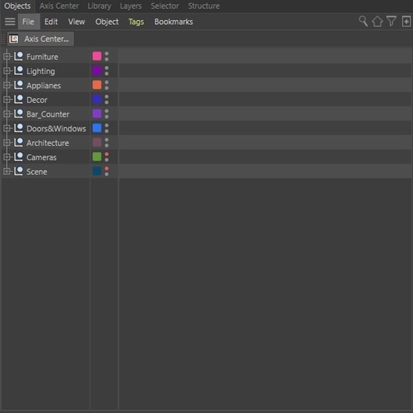 Cafe Interior NM 1 3D model_31