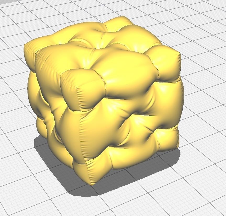 chair puff 3d print 3D print model_3