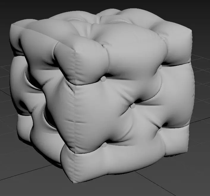 chair puff 3d print 3D print model_0
