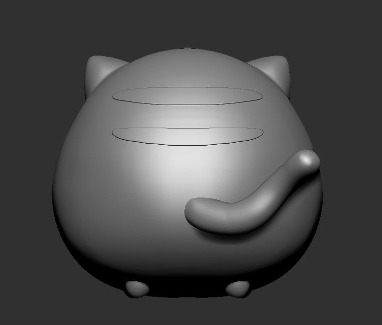 cute tiger printable 3D print model_3