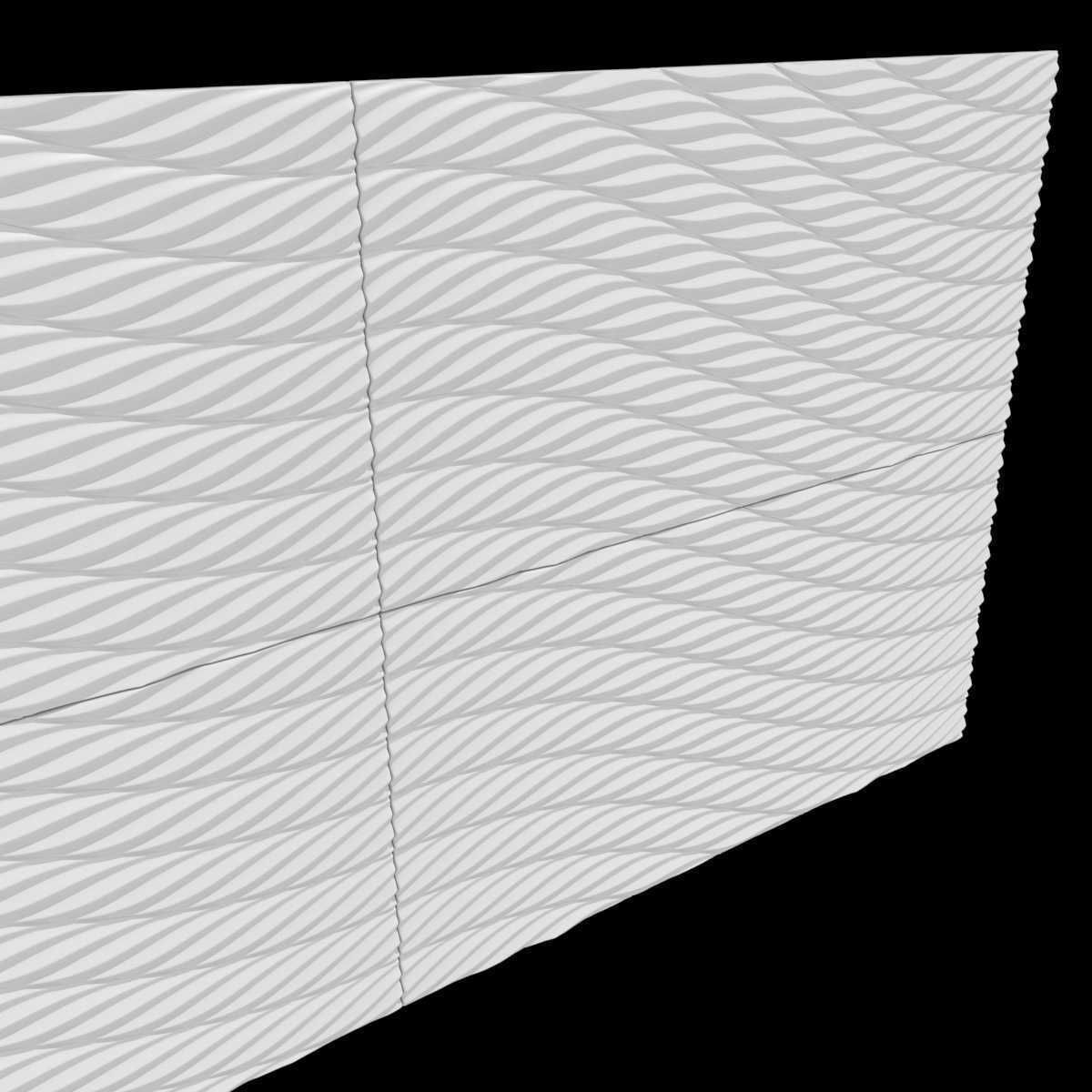 Atlas Concorde 3D WALL DESIGN TWIST tiles 3D model_2