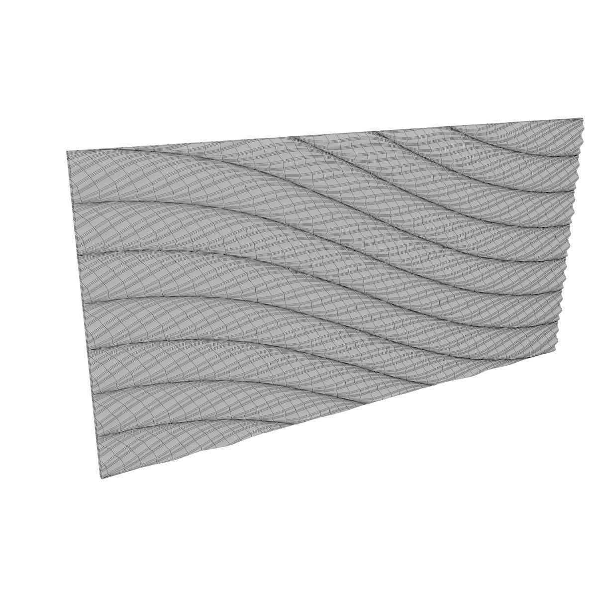 Atlas Concorde 3D WALL DESIGN TWIST tiles 3D model_6