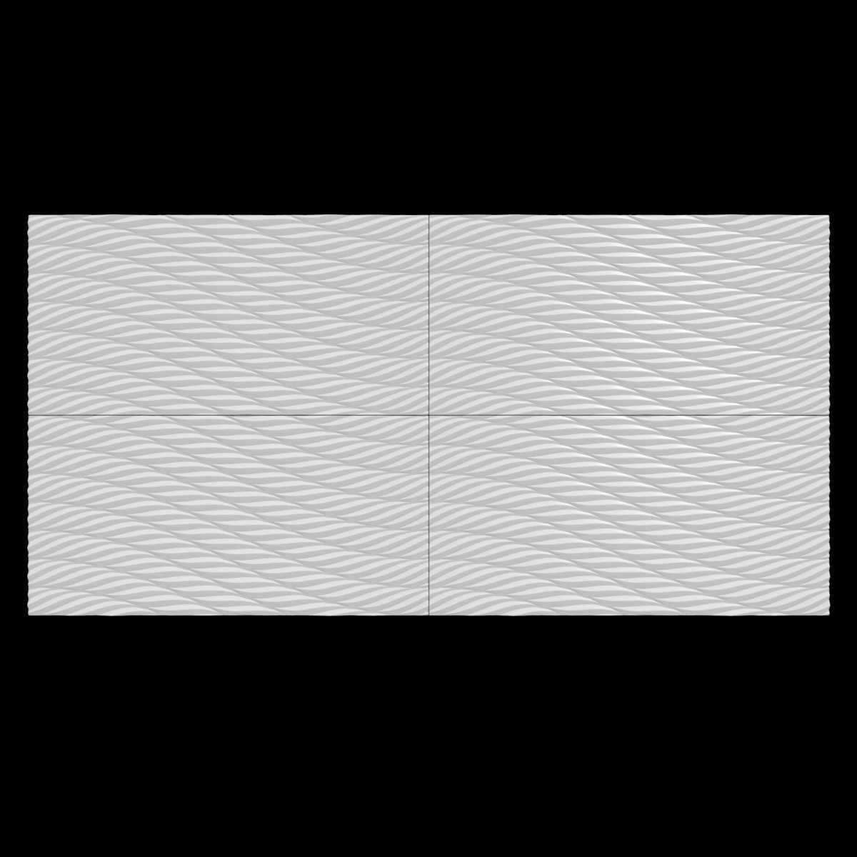 Atlas Concorde 3D WALL DESIGN TWIST tiles 3D model_4