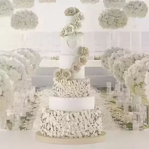 Wedding Cake 3D 